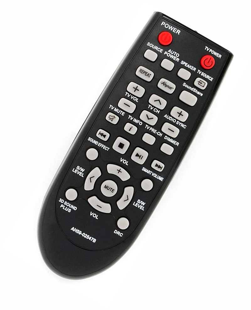 UBay AH59-02547B Remote Control Replaced for Samsung Sound Bar HW-F450 HW-F450ZA HW-FM45 HW-FM45C PS-WF450 HWF450 HWF450ZA HWFM45 HWFM45C PSWF450 AH6802644D00 HW-F450/ZA AH68-02644D-00 - Image 1